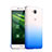 Custodia Plastica Trasparente Rigida Sfumato per Huawei Y6 Pro Blu