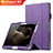 Custodia Portafoglio In Pelle con Stand L01 per Huawei MediaPad M2 10.0 M2-A01 M2-A01W M2-A01L Viola