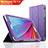 Custodia Portafoglio In Pelle con Stand L01 per Huawei Mediapad T1 7.0 T1-701 T1-701U Viola