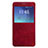 Custodia Portafoglio In Pelle con Stand L01 per Samsung Galaxy Note 5 N9200 N920 N920F Rosso