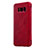 Custodia Portafoglio In Pelle con Stand L01 per Samsung Galaxy S8 Plus Rosso