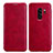 Custodia Portafoglio In Pelle con Stand L01 per Samsung Galaxy S9 Plus Rosso