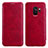 Custodia Portafoglio In Pelle con Stand L01 per Samsung Galaxy S9 Rosso
