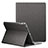 Custodia Portafoglio In Pelle con Stand L02 per Apple iPad 2 Nero