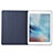 Custodia Portafoglio In Pelle con Stand L02 per Apple iPad Mini 4 Blu