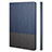 Custodia Portafoglio In Pelle con Stand L02 per Apple iPad Mini 4 Blu