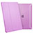 Custodia Portafoglio In Pelle con Stand L02 per Apple iPad Pro 12.9 Viola