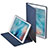 Custodia Portafoglio In Pelle con Stand L02 per Apple iPad Pro 9.7 Blu