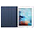 Custodia Portafoglio In Pelle con Stand L03 per Apple iPad 2 Blu