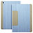 Custodia Portafoglio In Pelle con Stand L03 per Apple iPad Mini 2 Cielo Blu