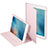 Custodia Portafoglio In Pelle con Stand L03 per Apple iPad Mini 3 Rosa