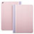 Custodia Portafoglio In Pelle con Stand L03 per Apple iPad Mini 4 Rosa