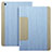 Custodia Portafoglio In Pelle con Stand L03 per Apple iPad Mini Cielo Blu