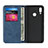 Custodia Portafoglio In Pelle con Stand L03 per Huawei Honor 10 Lite Blu