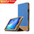 Custodia Portafoglio In Pelle con Stand L03 per Huawei MediaPad T3 8.0 KOB-W09 KOB-L09 Blu