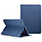 Custodia Portafoglio In Pelle con Stand L04 per Apple iPad Mini 2 Blu