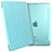 Custodia Portafoglio In Pelle con Stand per Apple New iPad 9.7 (2017) Cielo Blu