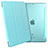 Custodia Portafoglio In Pelle con Stand per Apple New iPad Pro 9.7 (2017) Cielo Blu