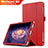 Custodia Portafoglio In Pelle con Stand per Huawei MediaPad M2 10.1 FDR-A03L FDR-A01W Rosso