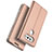 Custodia Portafoglio In Pelle con Stand per LG G6 Oro Rosa