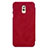 Custodia Portafoglio In Pelle con Stand per Samsung Galaxy C8 C710F Rosso