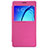 Custodia Portafoglio In Pelle con Stand per Samsung Galaxy On5 Pro Rosa Caldo