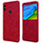 Custodia Portafoglio In Pelle con Stand per Xiaomi Redmi Note 5 Rosso