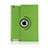 Custodia Portafoglio In Pelle con Stand Rotazione per Apple iPad 3 Verde