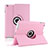 Custodia Portafoglio In Pelle con Supporto Girevole per Apple iPad 4 Rosa