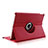 Custodia Portafoglio In Pelle con Supporto Girevole per Apple iPad Air 2 Rosso