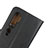 Custodia Portafoglio In Pelle con Supporto K01 per Xiaomi Mi Note 10 Nero