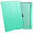 Custodia Portafoglio In Pelle con Supporto L01 per Apple iPad 2 Verde