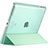 Custodia Portafoglio In Pelle con Supporto L01 per Apple iPad 2 Verde