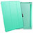 Custodia Portafoglio In Pelle con Supporto L01 per Apple iPad 3 Verde