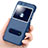 Custodia Portafoglio In Pelle con Supporto L01 per Huawei Enjoy 7 Blu
