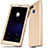 Custodia Portafoglio In Pelle con Supporto L01 per Huawei Enjoy 7S Oro