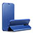 Custodia Portafoglio In Pelle con Supporto L01 per Huawei G10 Blu