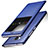Custodia Portafoglio In Pelle con Supporto L01 per Huawei GX8 Blu