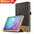 Custodia Portafoglio In Pelle con Supporto L01 per Huawei MediaPad M2 10.1 FDR-A03L FDR-A01W Nero