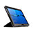 Custodia Portafoglio In Pelle con Supporto L01 per Huawei MediaPad M3 Lite 10.1 BAH-W09 Nero