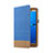 Custodia Portafoglio In Pelle con Supporto L01 per Huawei MediaPad M3 Lite 8.0 CPN-W09 CPN-AL00 Blu