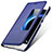 Custodia Portafoglio In Pelle con Supporto L01 per Huawei P9 Blu