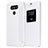 Custodia Portafoglio In Pelle con Supporto L01 per LG G6 Bianco