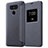 Custodia Portafoglio In Pelle con Supporto L01 per LG G6 Nero