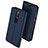 Custodia Portafoglio In Pelle con Supporto L01 per Nokia X6 Blu