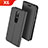 Custodia Portafoglio In Pelle con Supporto L01 per Nokia X6 Nero