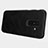 Custodia Portafoglio In Pelle con Supporto L01 per Samsung Galaxy A6 Plus Nero