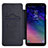 Custodia Portafoglio In Pelle con Supporto L01 per Samsung Galaxy A9 Star Lite Nero