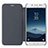 Custodia Portafoglio In Pelle con Supporto L01 per Samsung Galaxy J7 Plus Nero
