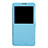 Custodia Portafoglio In Pelle con Supporto L01 per Samsung Galaxy Note 3 N9000 Blu